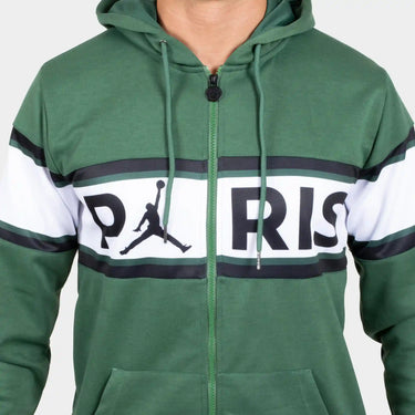 Sweat à capuche vert Paris Saint Germain 21/22 Homme